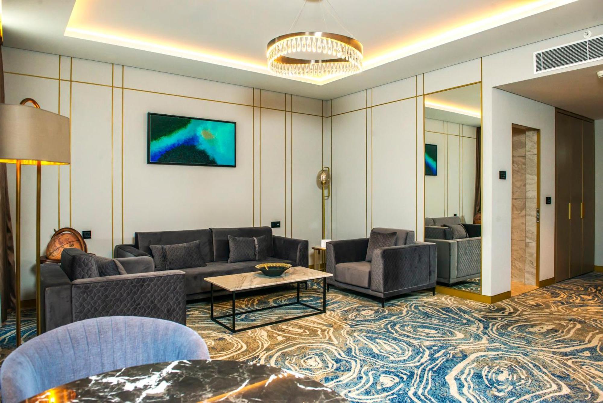 Intercontinental Baku By Ihg Hotell Eksteriør bilde The interior of the hotel